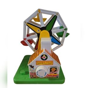 Fisher Price Music Box Ferris Wheel Toy Chunky Little People #2077 Mattel 2015